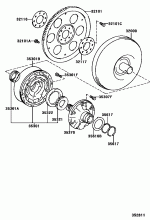 TORQUE CONVERTER, FRONT OIL PUMP & CHAIN (ATM) 2